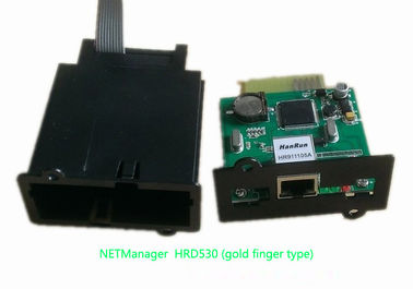10 / conexión interna del finger del oro de la tarjeta de 100BaseT SNMP para el monitor de UPS