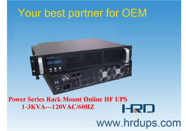 HF en línea UPS 3KVA del soporte de estante 120Vac